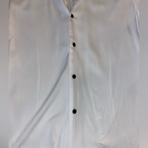 ASOS Men’s White V-neck Button Down Short Sleeve Polo Size Small - Picture 8 of 10